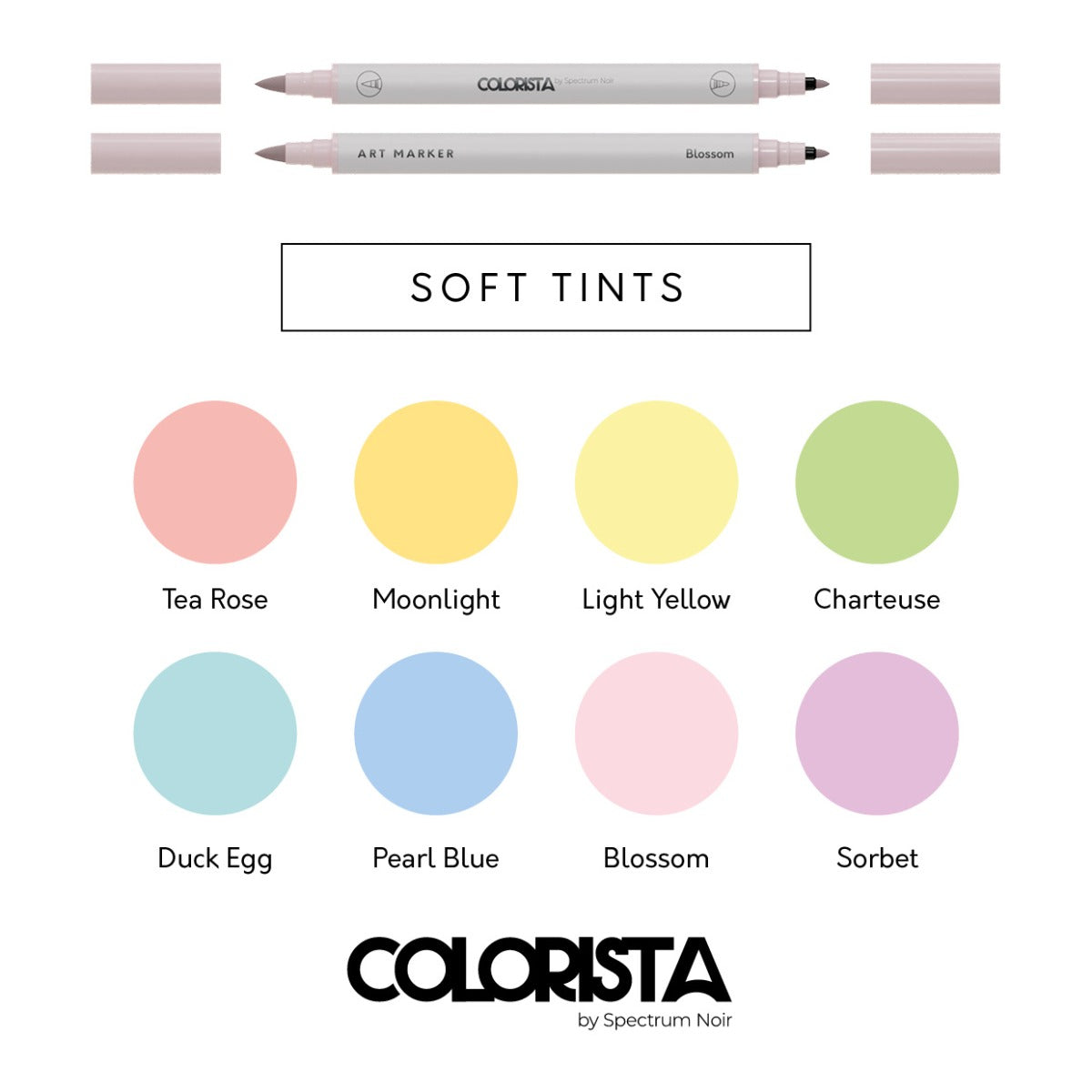 Colorista Art Marker 8pc Natural Tones