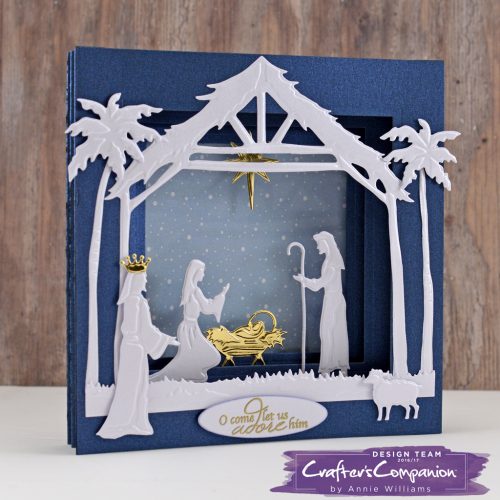 Inspirational Tutorial: 3D Nativity Tunnel card