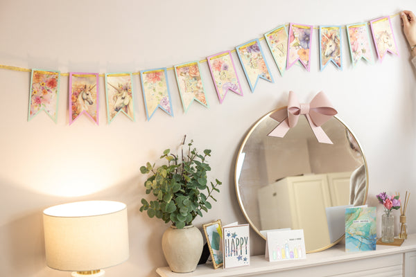 Make Your Own Majestic Unicorn Bunting Decoration