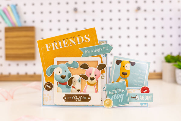 Create the cutest home-made cards with Nitwit Pawsitivity!