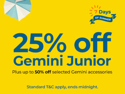 7 Days Of Summer Day 2 - Gemini Jr Accessories Flash Sale