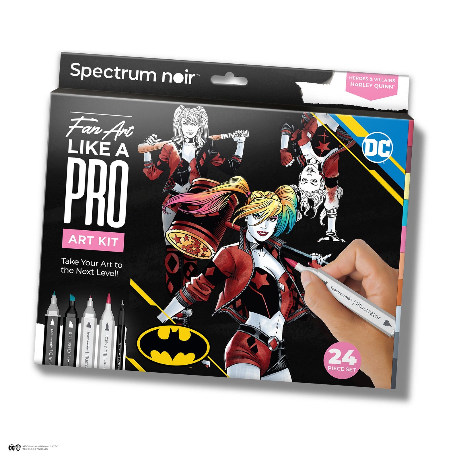 Spectrum Noir Fan-Art Like a Pro Art Kit - Harley Quinn