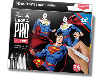 Spectrum Noir Fan-Art Like a Pro Art Kit - Superman