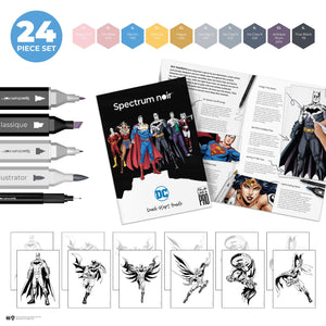 The contents of the Batman Pro Art Kit