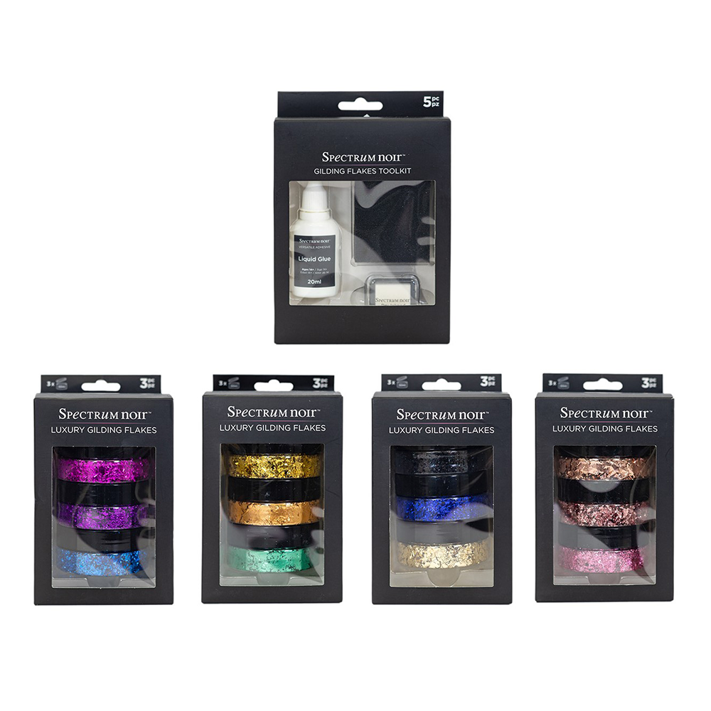 Spectrum Noir Gilding Flakes Collection with Tools