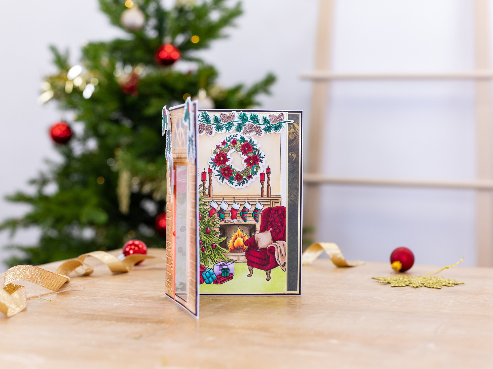 Gemini Christmas 3D Scene Builder Stamp & Die Duo