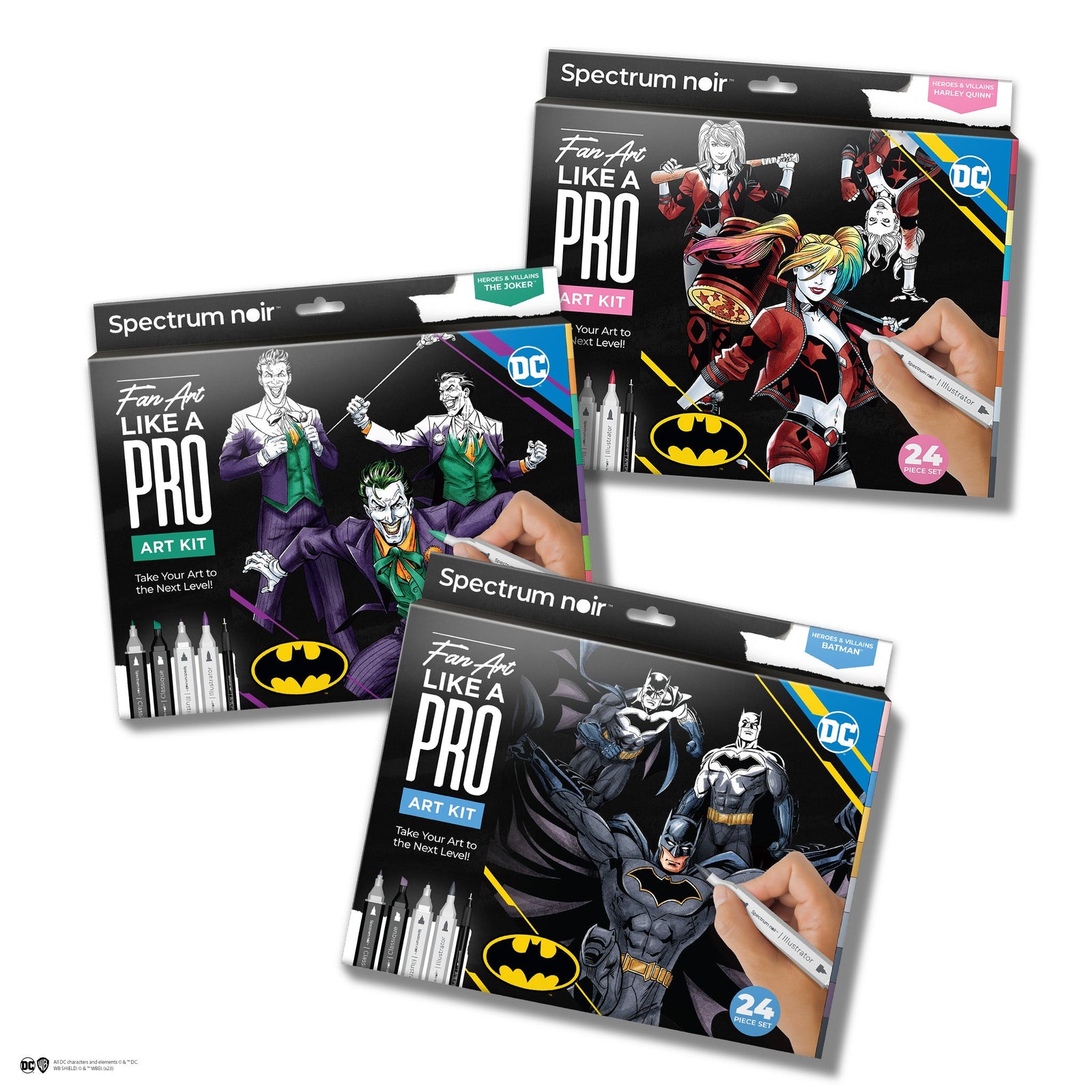 Some of the other Pro Art Kits included in the Spectrum Noir DC range