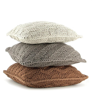 RibbonXL: Knitted Cushion kit - Earth Taupe