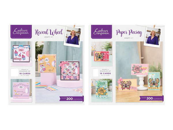 Crafter's Companion Reveal Wheel & Paper Piecing Craft Kit Duo