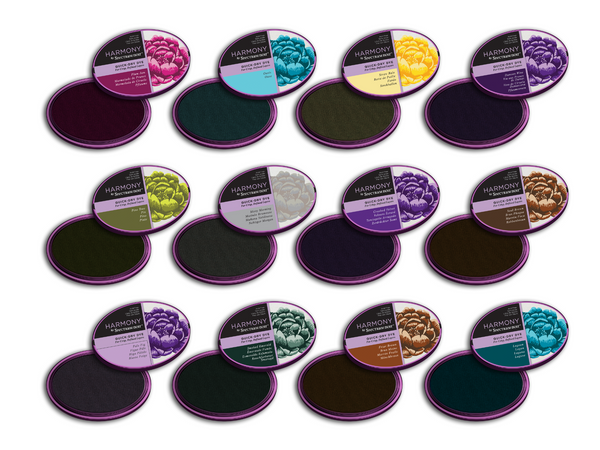 Spectrum Noir Quick Dry 12pc Inkpad Selection