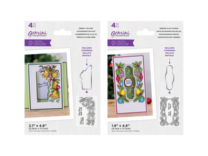 Gemini Christmas Floral Frames Duo