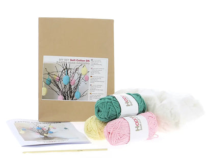 Hoooked Crochet Kit - Happy Easter Hanging Eggs