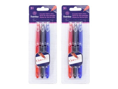 Threaders Erasable Fabric Pens 2pk