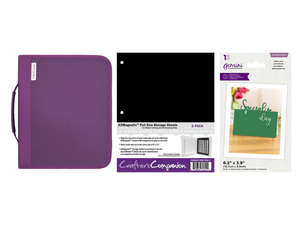 Crafter's Companion Die & Stamp Storage Large Folder, Magnetic Panels & Expression Die