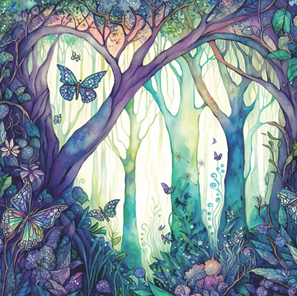 Sara Signature Fairy Glade - 8”x8” Vellum Pad 