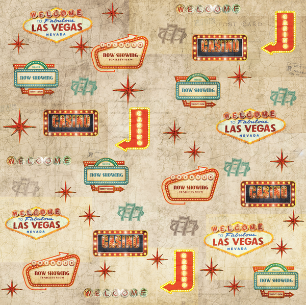 Vintage Vegas 6”x6” Paper Pad