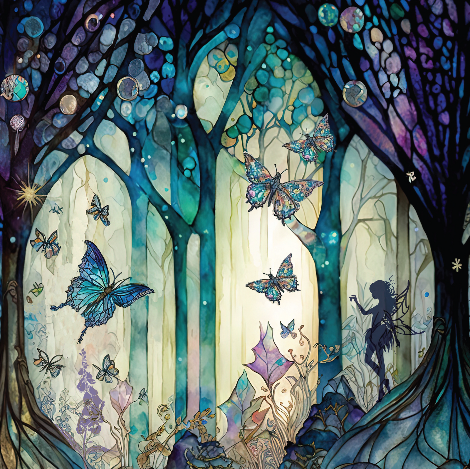 Sara Signature Fairy Glade - 8”x8” Vellum Pad 