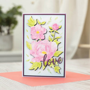 Gemini 4 x 6" 3D Embossing Folder & Metal Die - Floral Bouquet