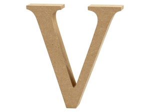 Creativ Wooden Letter - V