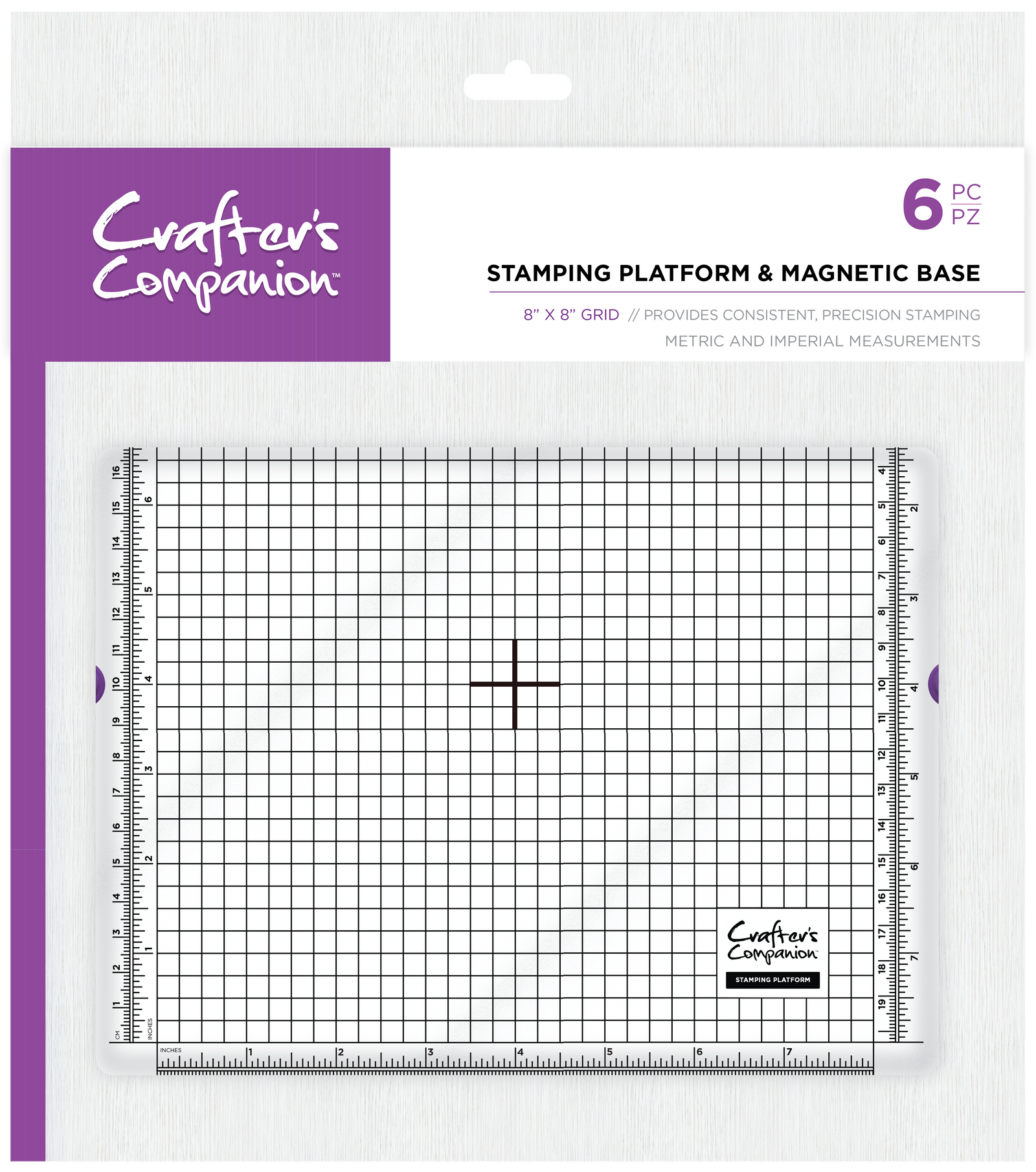 Crafter's Companion 8x8 Stamping Platform and Magnetic Base