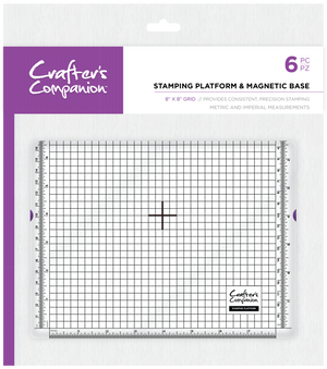 Crafter's Companion 8x8 Stamping Platform and Magnetic Base