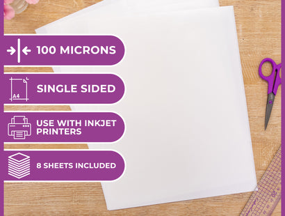 Crafter's Companion Printable Inkjet Acetate - 8 pack