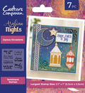 Arabian Nights 4" x 4" Clear Acrylic Stamps 7 Piece - Joyous Occasions