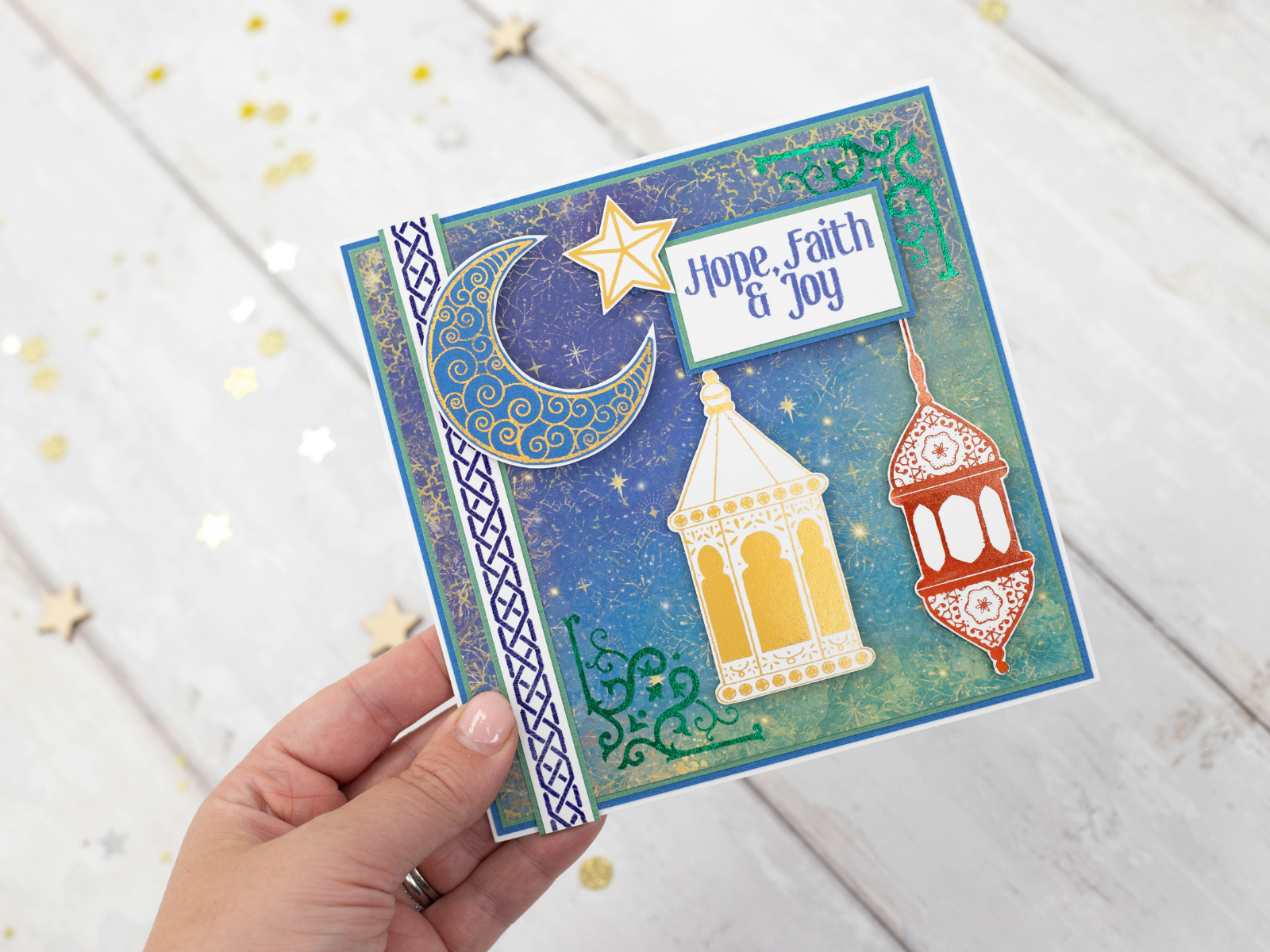 Arabian Nights 4" x 4" Clear Acrylic Stamps 7 Piece - Joyous Occasions