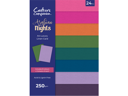 Arabian Nights - Luxury Linen Card Pack - A4