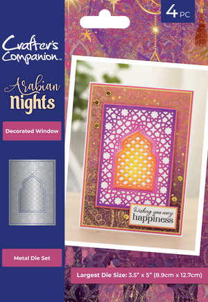 Arabian Nights Metal Dies 4 Piece - Decorated Window