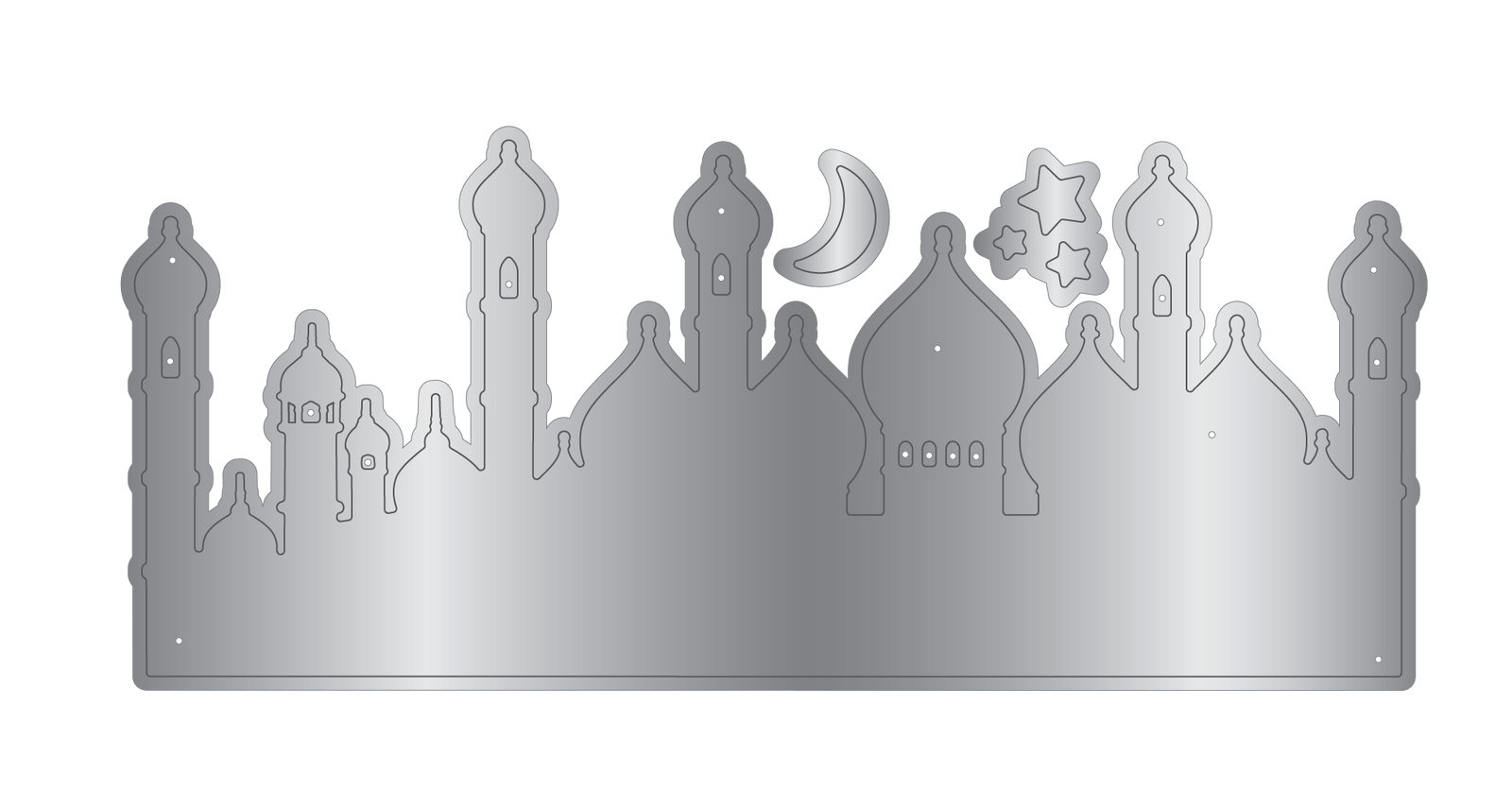 Arabian Nights Metal Dies 3 Piece - Silhouette Skyline