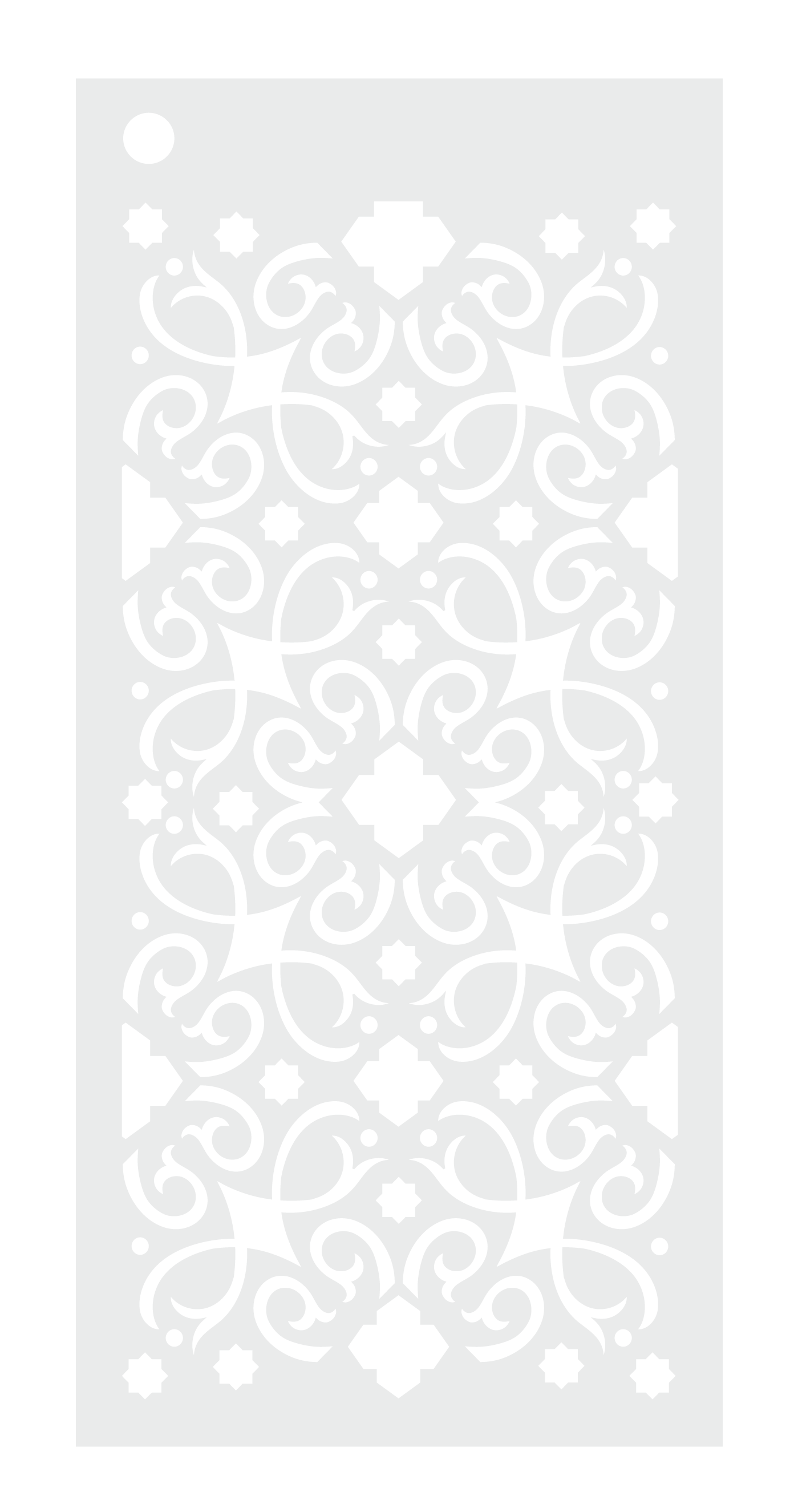 Arabian Nights 3.8" x 8" Stencils 3 pack - Ornamental Patterns