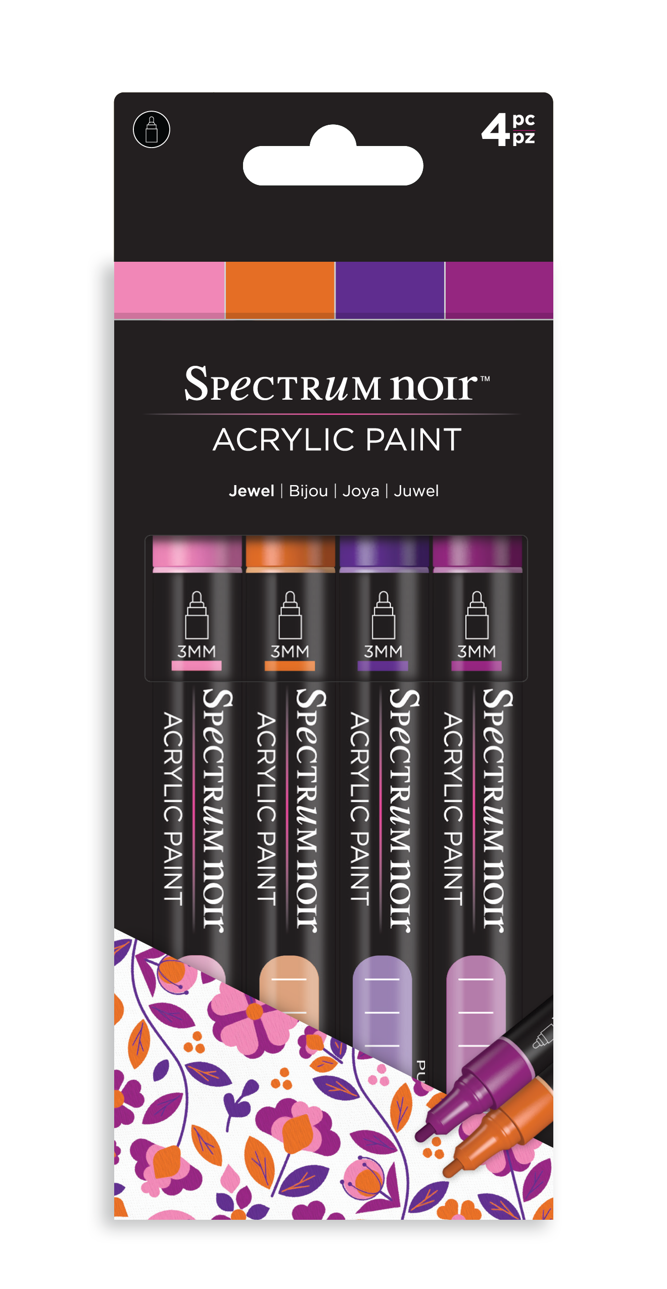 Spectrum Noir Acrylic Paint Marker (4PC)-Jewel