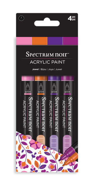 Spectrum Noir Acrylic Paint Marker (4PC)-Jewel