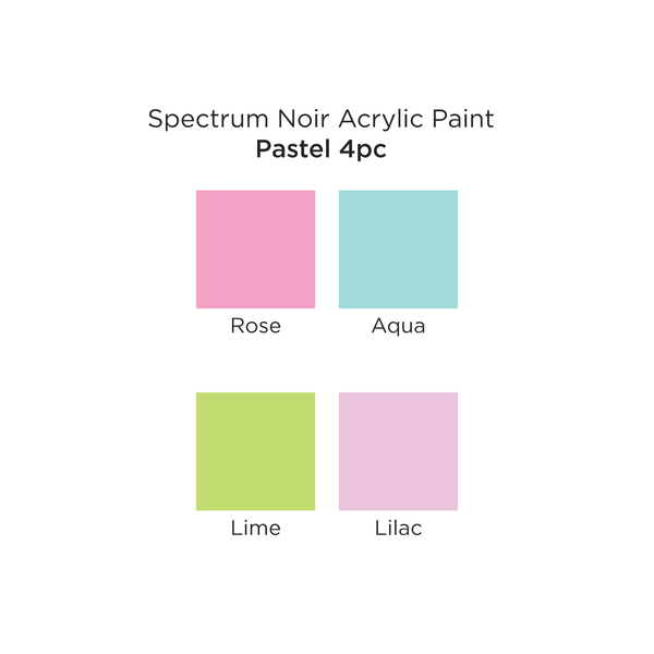 Spectrum Noir Acrylic Paint Marker (4PC)-Pastel