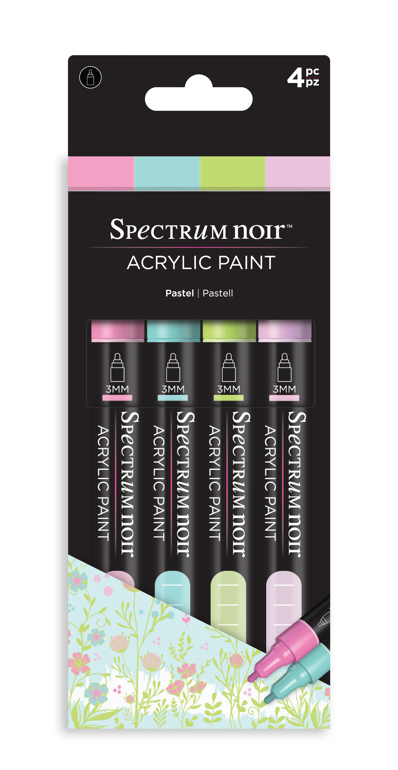 Spectrum Noir Acrylic Paint Marker (4PC)-Pastel