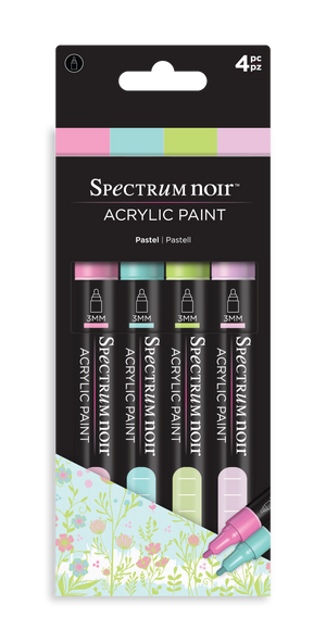 Spectrum Noir Acrylic Paint Marker (4PC)-Pastel