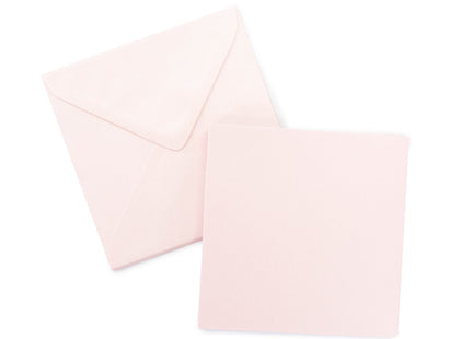 Centura Pearl Card & Envelope 8PK - 6x6 - Baby Pink