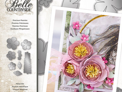 Belle Countryside - Metal Die - Precious Peonies