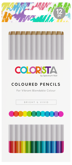 Colorista - Coloured Pencil - Bright & Vivid 12pc