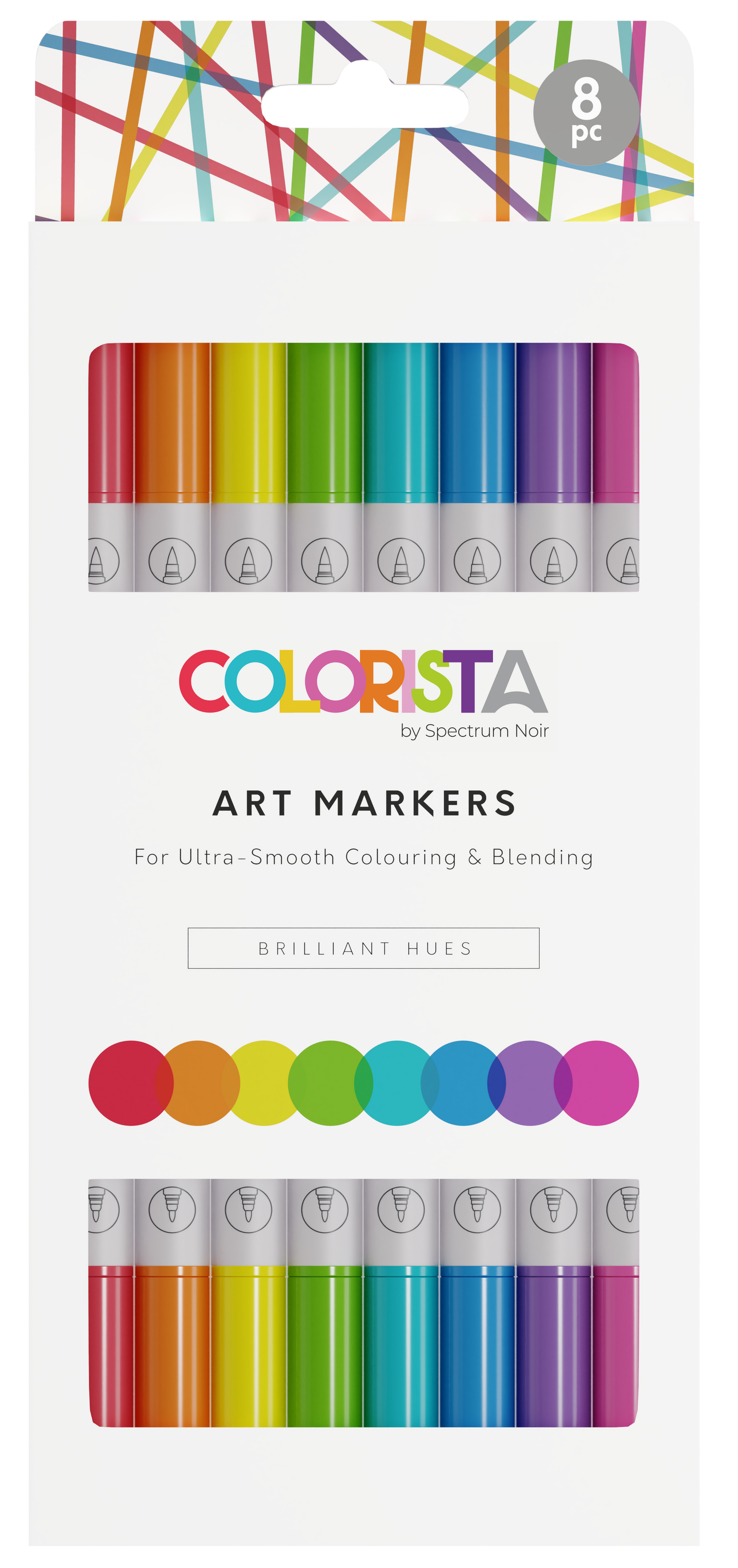 Colorista - Art Marker - Brilliant Hues 8pc