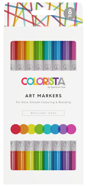 Colorista - Art Marker - Brilliant Hues 8pc