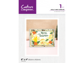 Crafter's Companion 6"x4" 3D Embossing Folder - Holly and Candles