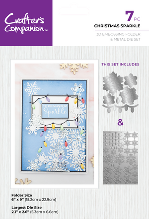 Crafter's Companion Christmas 3D Flowers Folders & Dies Collection