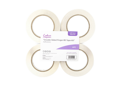 Crafter's Companion Double-Sided Finger-lift Tape Kit – 4 rolls