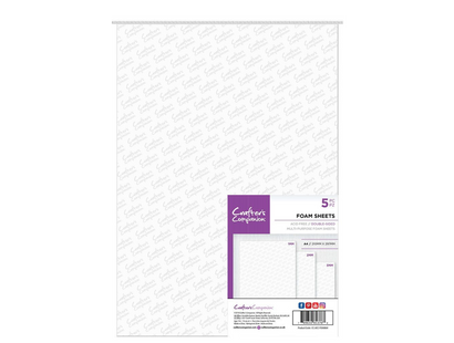 Crafter's Companion Double Sided Foam Sheets - A4 Size (5PC)