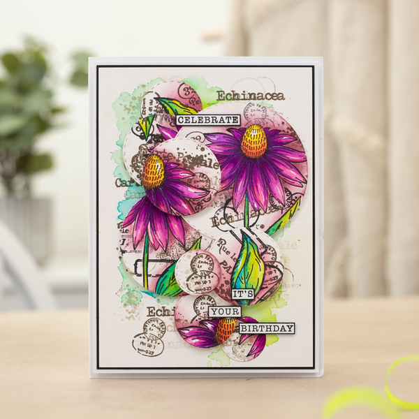 Crafter's Companion Floral Collage Stamp – Simply Sentiments