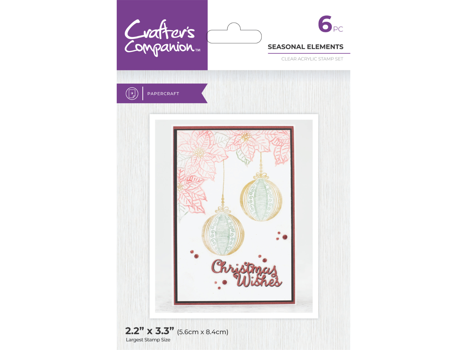 Crafter's Companion Pearl Powder Acrylic Stamps Collection