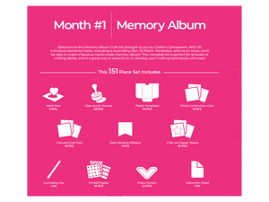 Crafter's Companion Craft Club - Memory Album