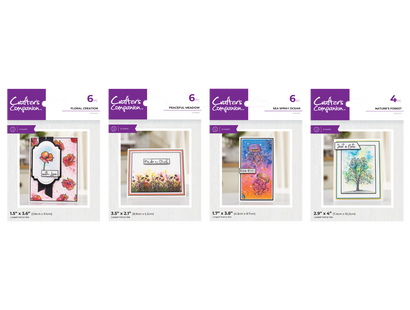 Crafter's Companion Colour Creation Clear Acrylic Stamps 4pc Collection